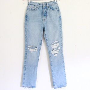 Lover + Friends Reece High Rise Slim Straight Jeans